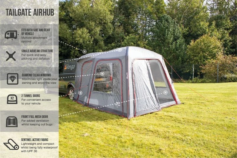 Vango Tailgate AirHub Drive Away Awning Vango Tailgate AirHub Drive Away Awning -Deals Camping Store 2021 Vango Call Out Tailgate AirHub 2 small