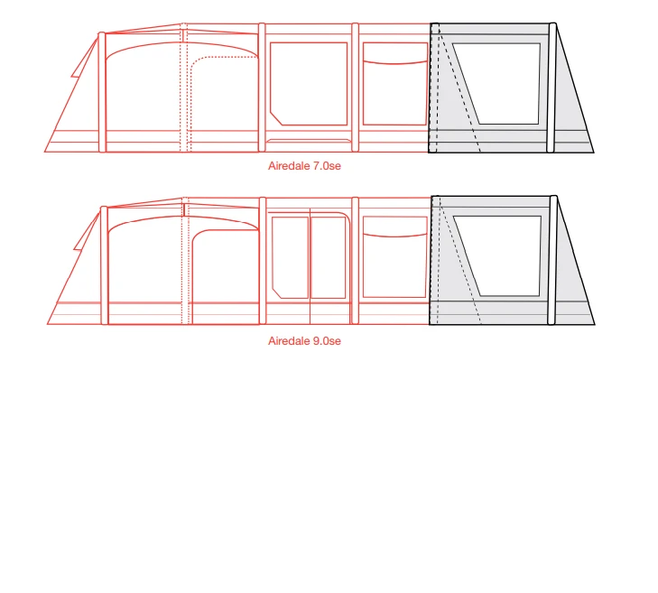Outdoor Revolution Airedale 7SE and 9SE Front Porch Extension Outdoor Revolution Airedale 7SE And 9SE Front Porch Extension -Deals Camping Store