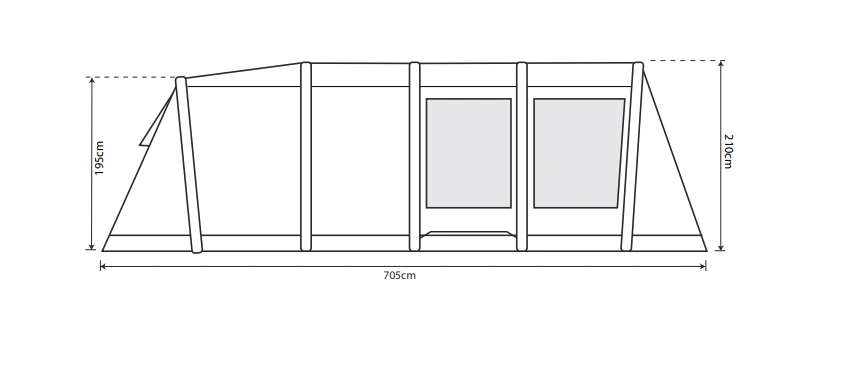 Outdoor Revolution Camp Star 600 Air Tent Bundle Outdoor Revolution Camp Star 600 Air Tent Bundle -Deals Camping Store campstar 600 2